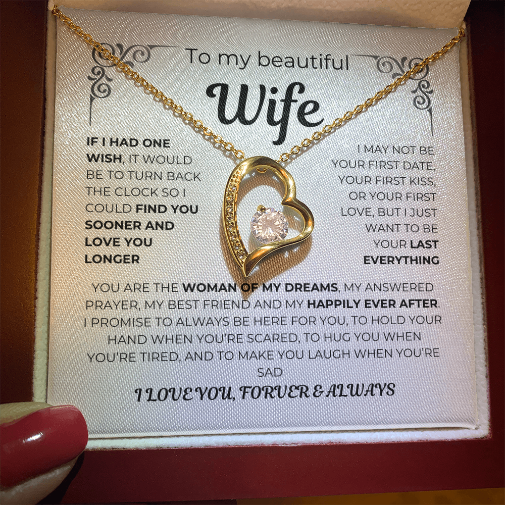 Forever Love Necklace - Gift for My Wife