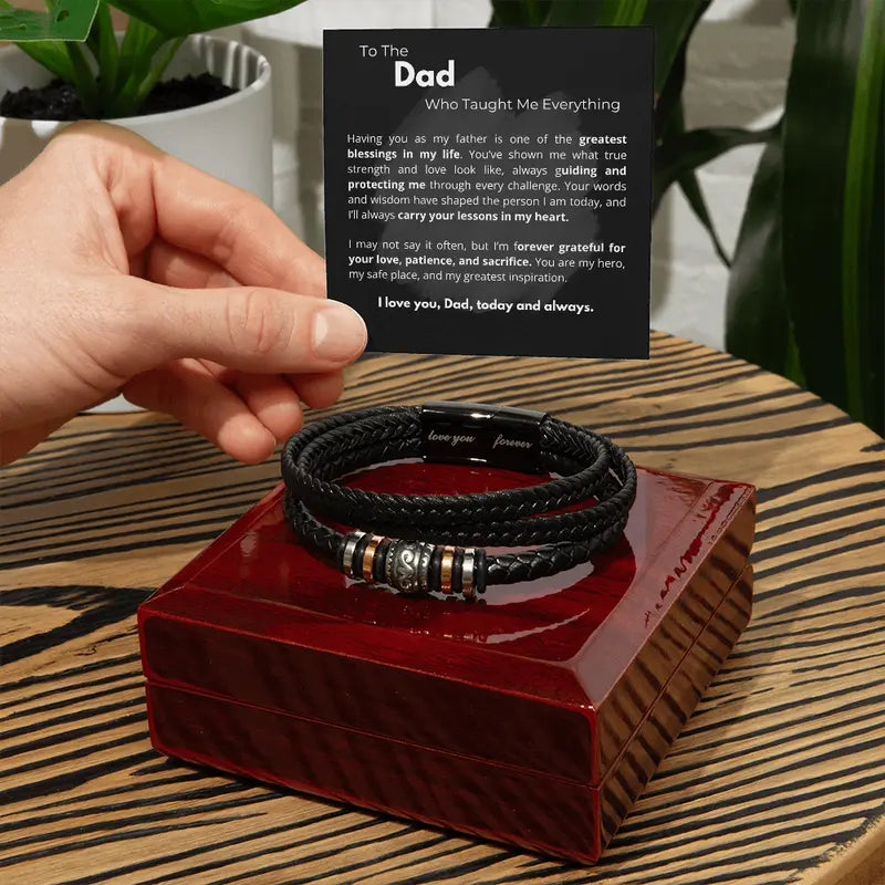 “To My Dad” Love You Forever Bracelet
