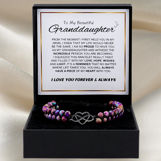 To My Granddaughter Bracelet – Gift from Grandma