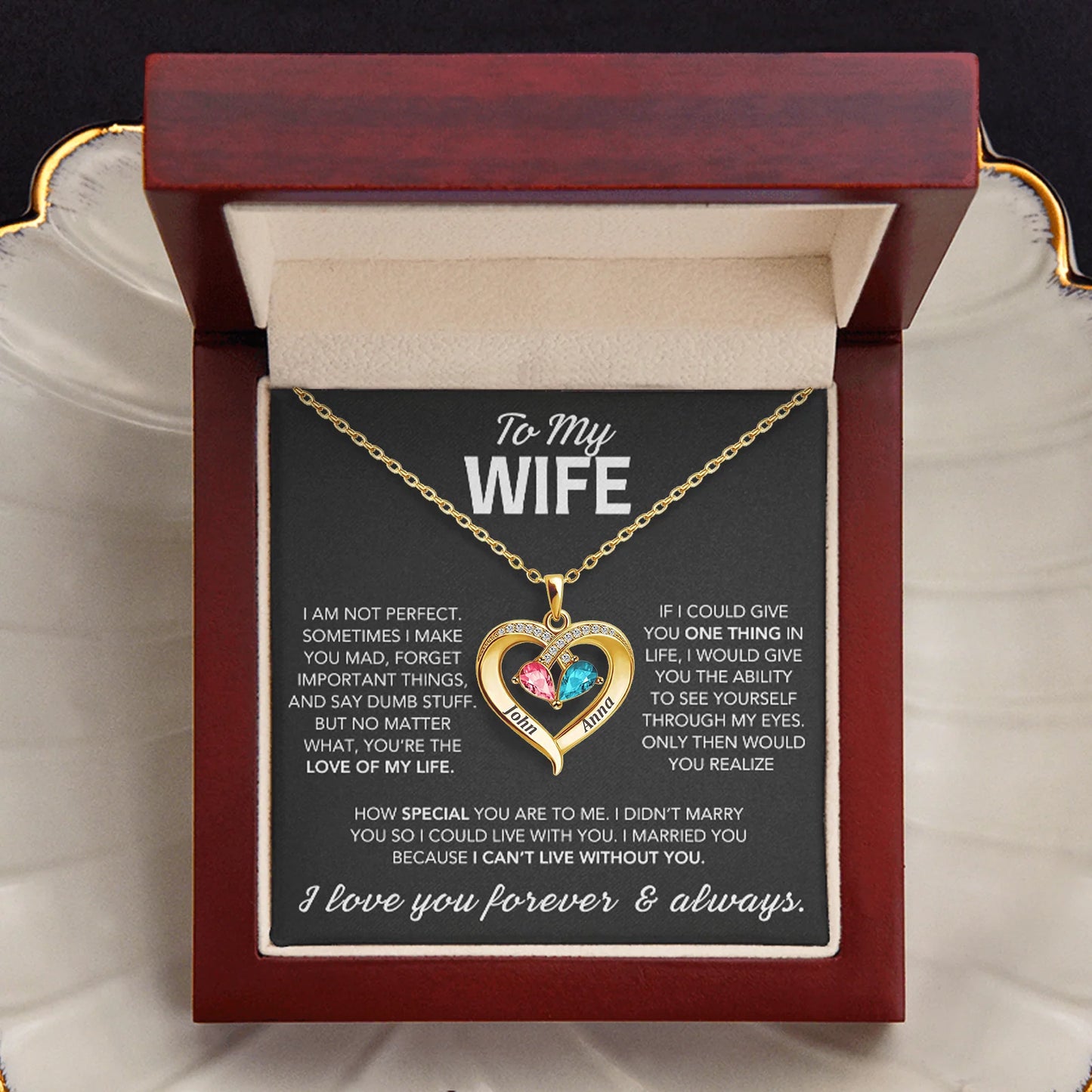 To My Wife - Always Yours - Gift from Husband