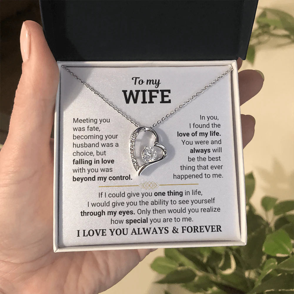 To My Wife – The Love of My Life Necklace