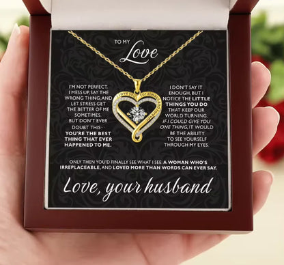 To My Love – Im not Perfect – Gift from Husband