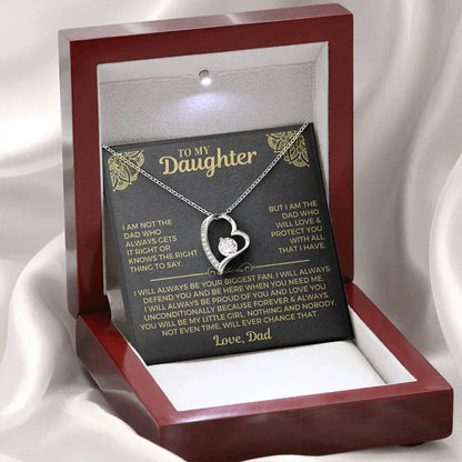 Forever My Little Girl – Daughter Necklace from Dad