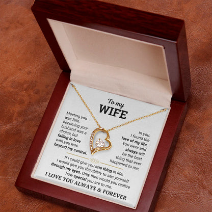 To My Wife – The Love of My Life Necklace