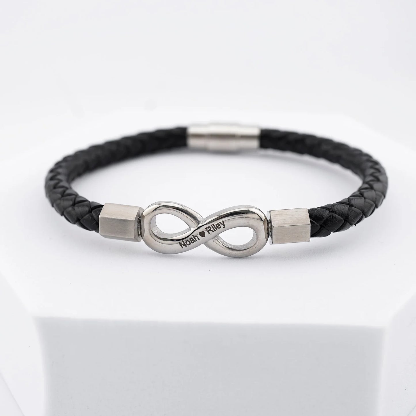 “To The Man I Love” Infinity Personalized Bracelet