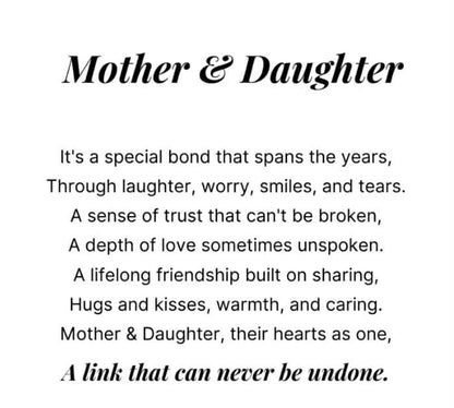 Mother Daughter – Infinity Heart Bracelet