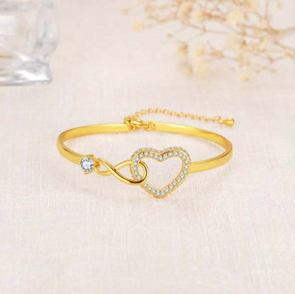 Mother Daughter – Infinity Heart Bracelet