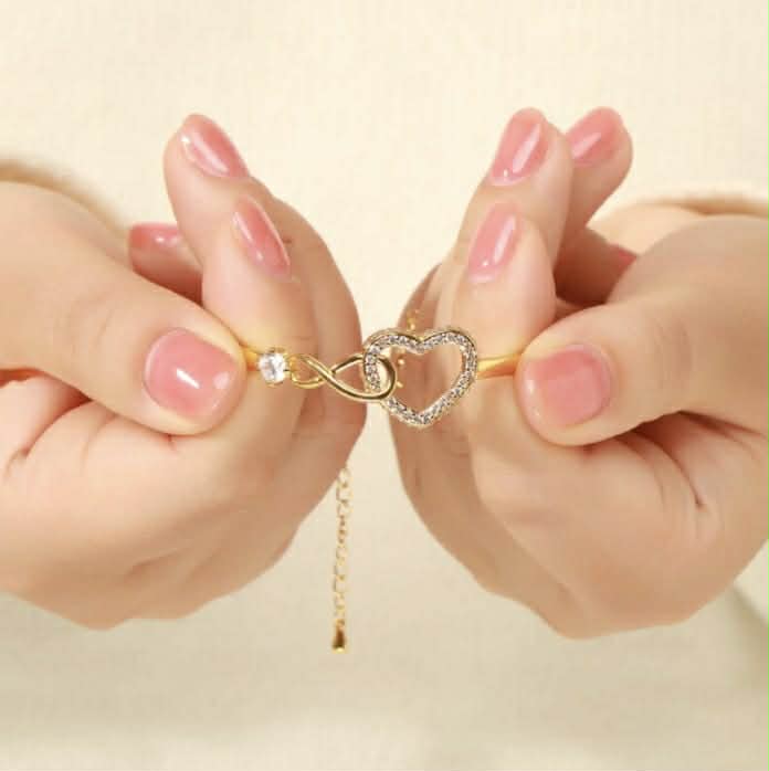 Mother Daughter – Infinity Heart Bracelet