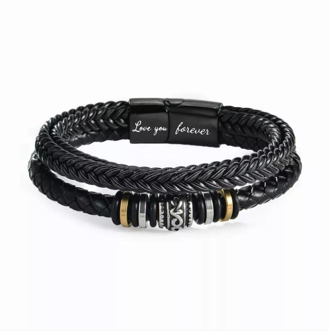 To My Grandson ‘Love You Forever’ Bracelet