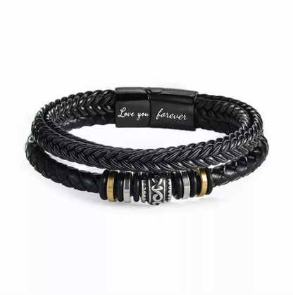 To My Grandson ‘Love You Forever’ Bracelet