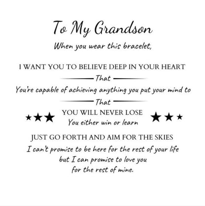 To My Grandson – Forever Together Name Bracelet