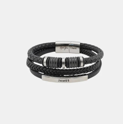 To My Grandson – Forever Together Name Bracelet