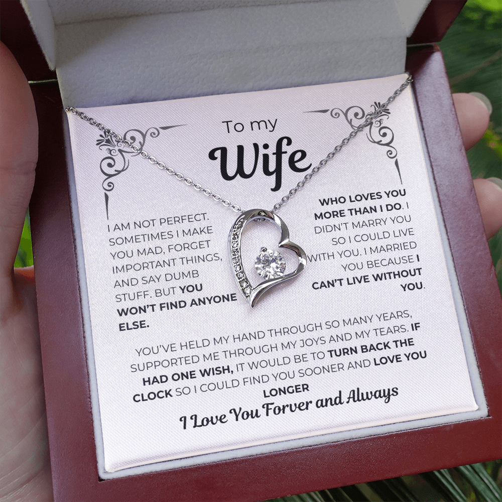 To My Wife – Heart of My Life Necklace
