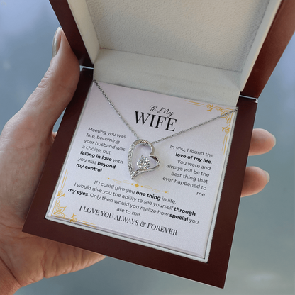 To My Wife - Forever Love Necklace