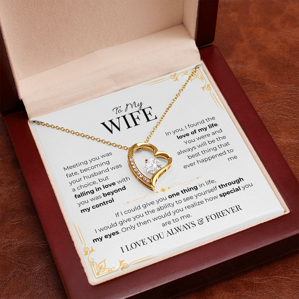 To My Wife - Forever Love Necklace