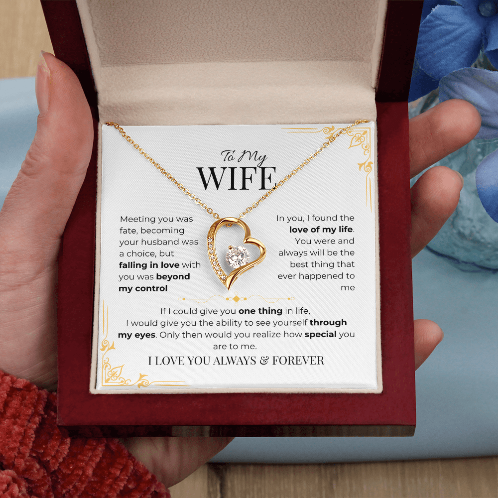 To My Wife - Forever Love Necklace