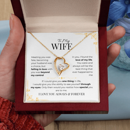To My Wife - Forever Love Necklace