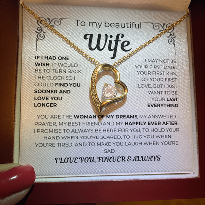 Forever Love Necklace - Gift for My Wife