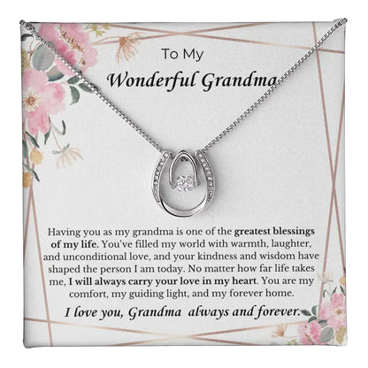 To My Grandma" - Eternal Love Necklace