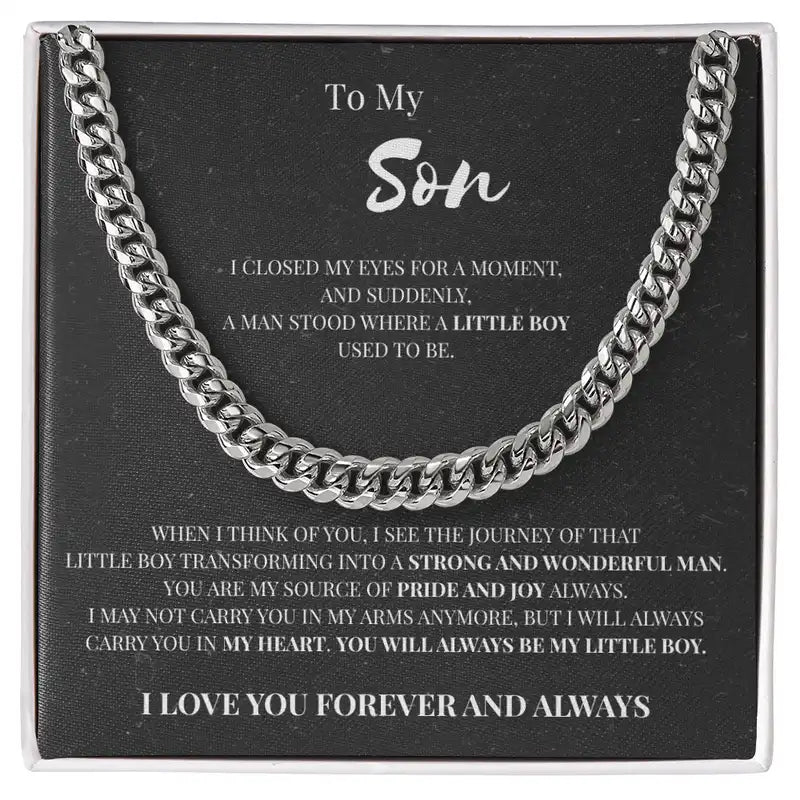 “Forever Connected” Necklace for Son