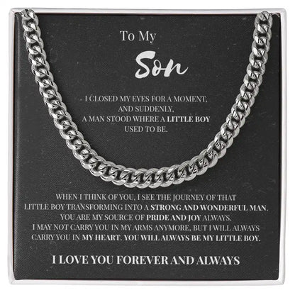 “Forever Connected” Necklace for Son