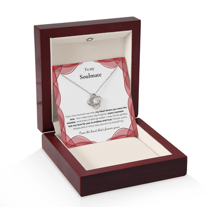 To My Soulmate – Romantic Necklace Gift