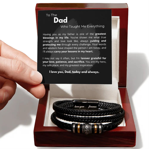 “To My Dad” Love You Forever Bracelet