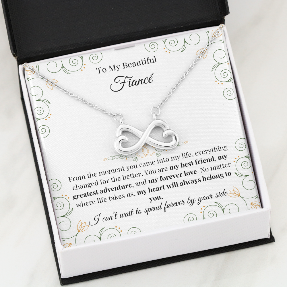 To My Beautiful Fiancé – Endless Love Necklace