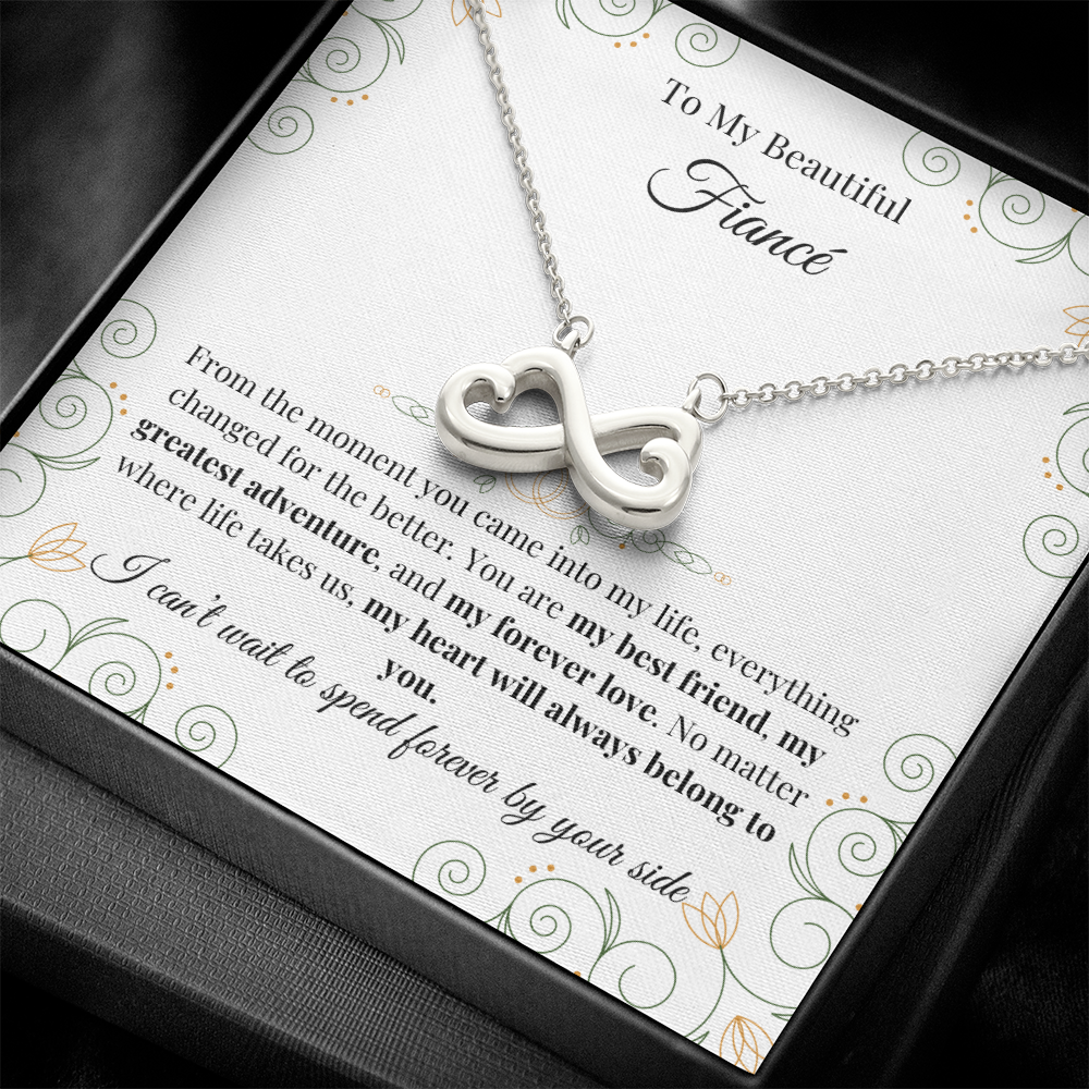 To My Beautiful Fiancé – Endless Love Necklace
