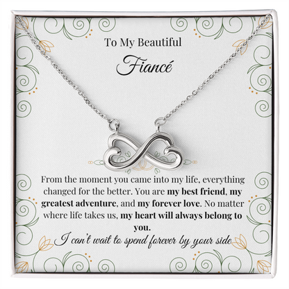 To My Beautiful Fiancé – Endless Love Necklace
