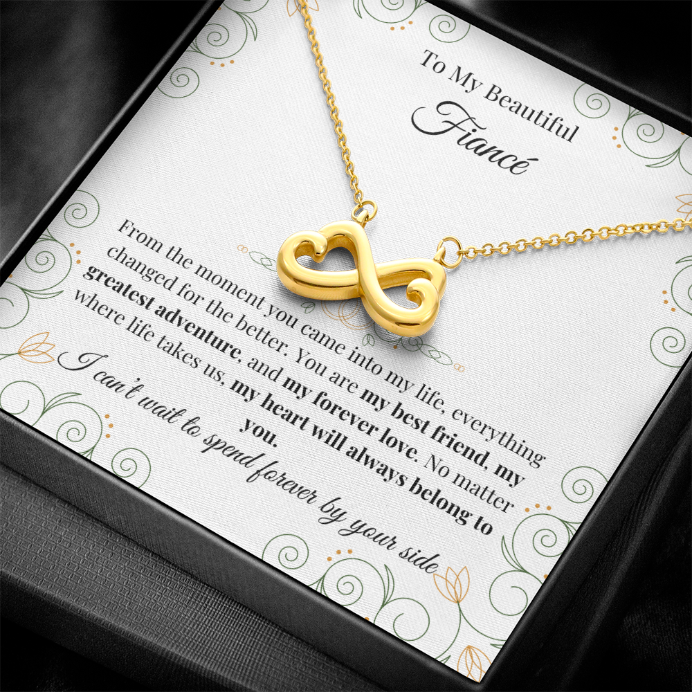 To My Beautiful Fiancé – Endless Love Necklace