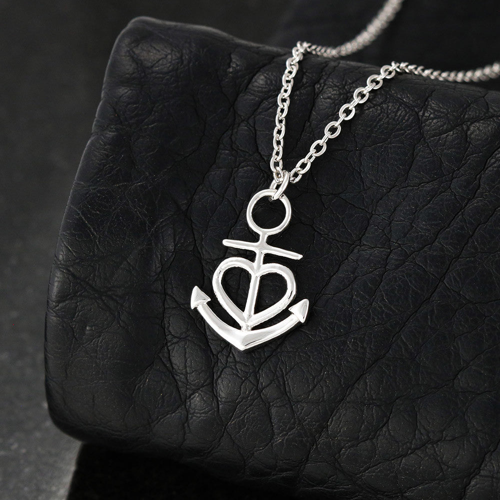 To My Wife – Anchor Pendant Necklace