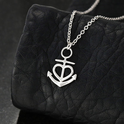 To My Wife – Anchor Pendant Necklace