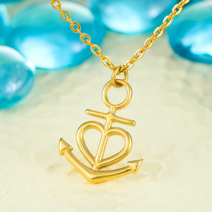 To My Wife – Anchor Pendant Necklace