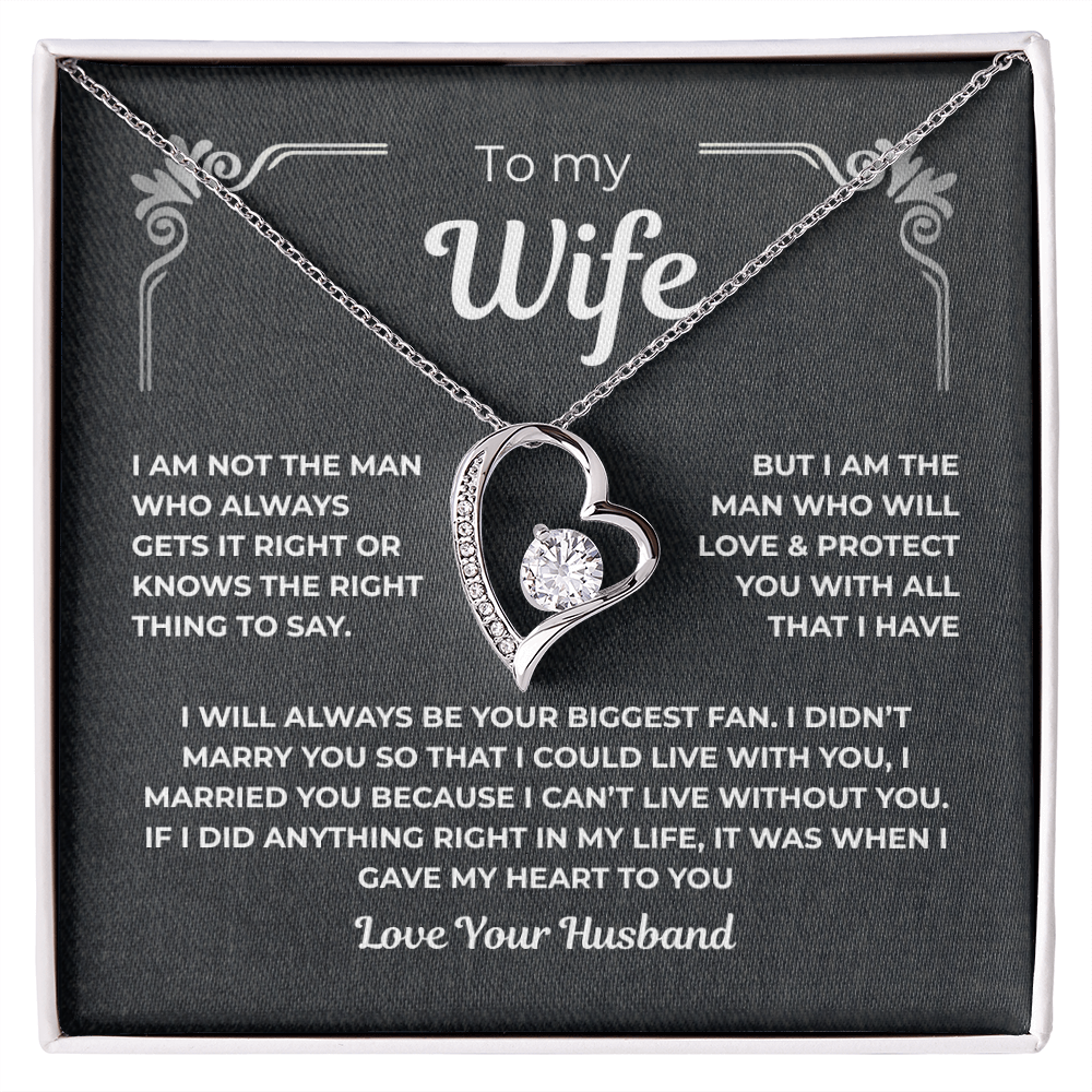 To My Wife - Forever Love Necklace