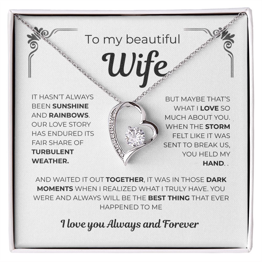 To My Wife – Our Love Through Every Storm – Gift from Husband