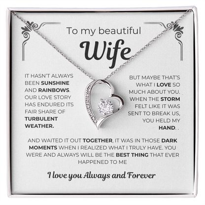To My Wife – Our Love Through Every Storm – Gift from Husband