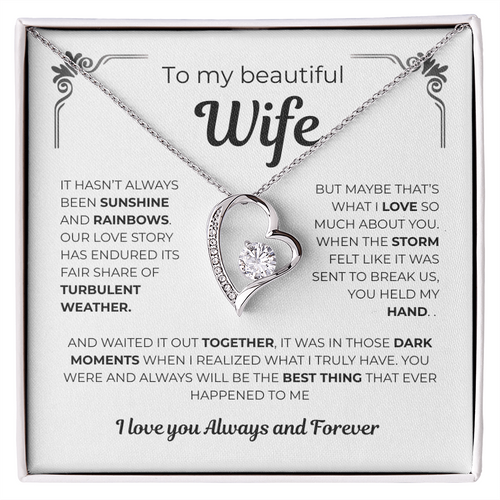 To My Wife – Our Love Through Every Storm – Gift from Husband