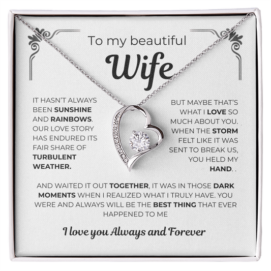 To My Wife – Our Love Through Every Storm – Gift from Husband