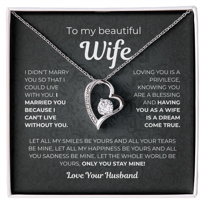 To My Wife – Only You Stay Mine - Gift from Husband