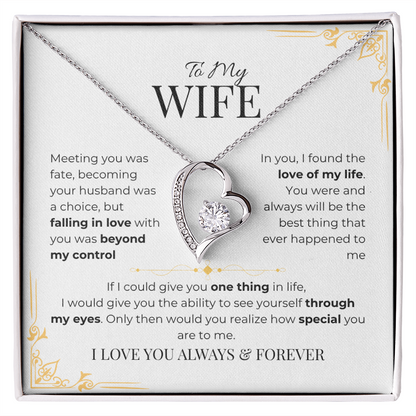 To My Wife - Forever Love Necklace
