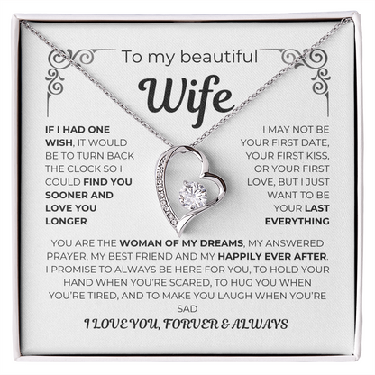 Forever Love Necklace - Gift for My Wife