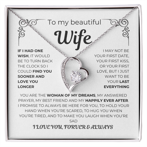 Forever Love Necklace - Gift for My Wife