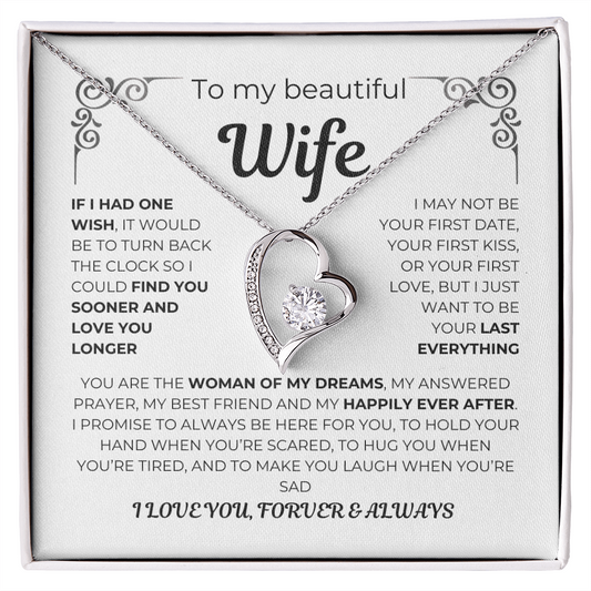 Forever Love Necklace - Gift for My Wife