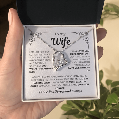 To My Wife – Heart of My Life Necklace