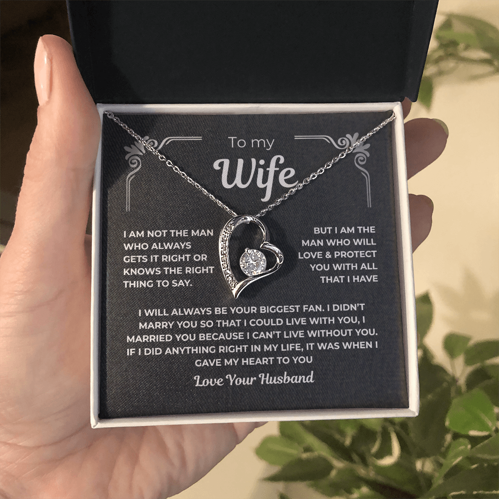 To My Wife - Forever Love Necklace