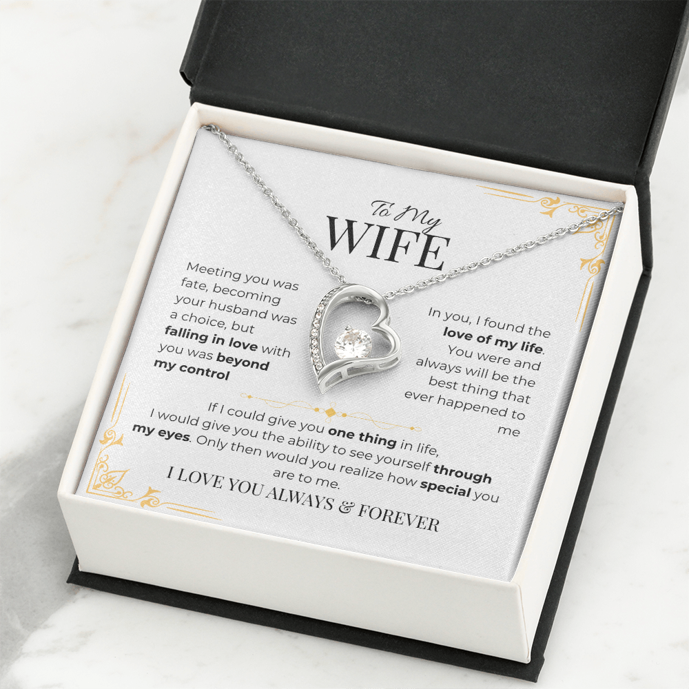 To My Wife - Forever Love Necklace