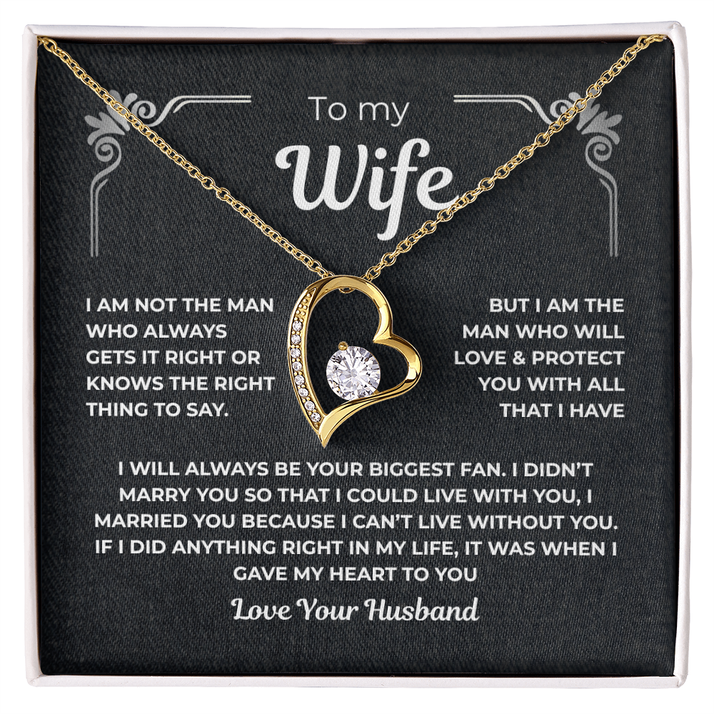 To My Wife - Forever Love Necklace