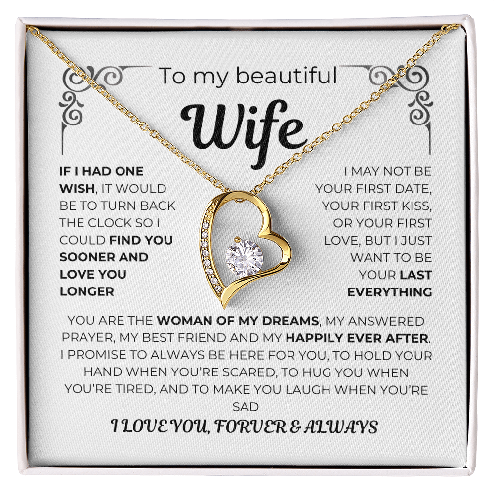 Forever Love Necklace - Gift for My Wife