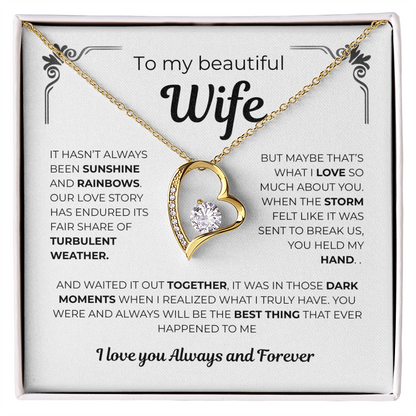 To My Wife – Our Love Through Every Storm – Gift from Husband